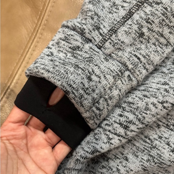 Calvin Klein Black and Gray Zip-Up Men's Sweater - Picture 2 of 6